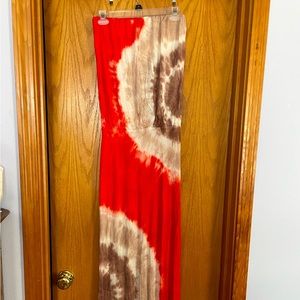 Young fabulous and broke tie dye tube dress